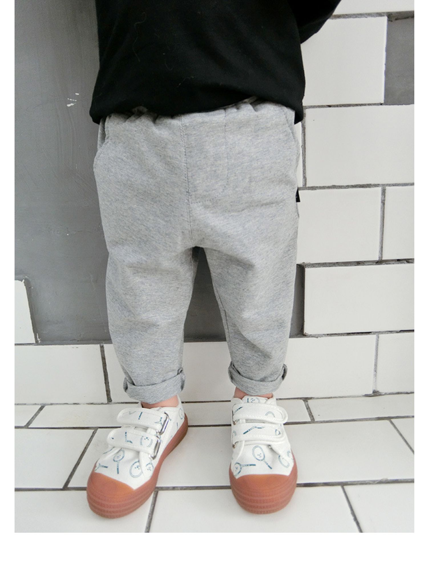 Quần trẻ em Quần trẻ em mùa xuân và mô hình mùa hè 3 bé trai quần thể thao cotton thường mặc quần hoang dã chân quần 1-6 tuổi - Quần quần jean bé trai thu đông