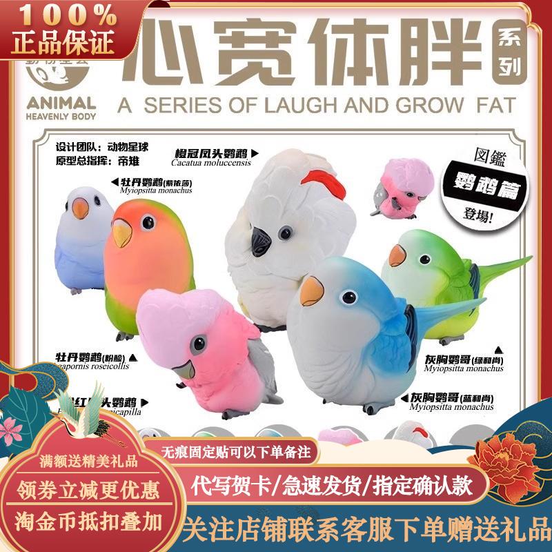 Official Second Edition Animal Planet Heart-Warming and Chubby Series Parrot Blind Box 2Nd Generation Special Edition Doll Gift Figurine