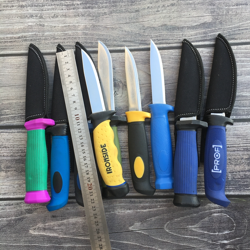Foreign Trade Camping Small Knife Outdoor Cutter Tactical Small Knife Portable Field Survival Knife High Hardness Begging For A Small Straight Knife