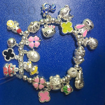 Yoyo home sterling silver DIY jewelry loose bead accessories wear bracelet necklace pendant Lucky cat etc