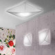 Aisle lamp corridor wall lamp Internet celebrity popular Italian modern minimalist living room bedroom square fabric wall lamp