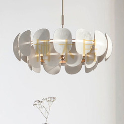 French-Style Restaurant Chandelier, Wabi-Sabi Design, Fashionable and Elegant Model Home Living Room Lighting, Minimalist Dining Table Lamps