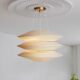 Nordic Creative Chandelier Simple Restaurant Living Room Bedroom Aisle Cafe Bar Warm Romantic Decorative Fabric Lamp
