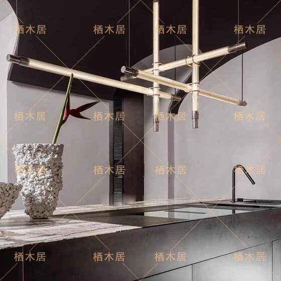 Replica Spyder Long Glass Chandelier Restaurant Hotel Lobby Designer Soft Furnishing Staircase Chandelier