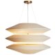 Nordic Creative Chandelier Simple Restaurant Living Room Bedroom Aisle Cafe Bar Warm Romantic Decorative Fabric Lamp