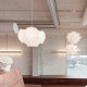 Italian Cocoon Silk Chandelier Modern Internet Celebrity Lighting Special-Shaped Silk Bedroom Lamp Korean Restaurant Club Lamps
