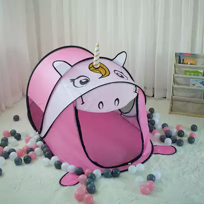 Children's tent big house girls indoor outdoor game house Princess beach outing folding toy House Castle