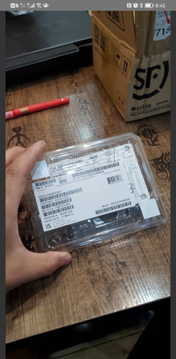 Intel S4520 960G SATA is a new box