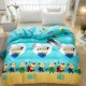 Chăn bông đơn mảnh bông sinh viên ký túc xá đơn 150x200 mét đôi 3 mảnh đặt chăn mùa hè in gió - Quilt Covers chăn lông vũ everon