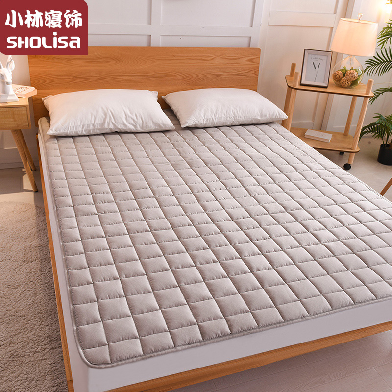 Sholisa summer thin mattress non-slip 1 5m1 8 m bed single double student dormitory 1 2 protective pad