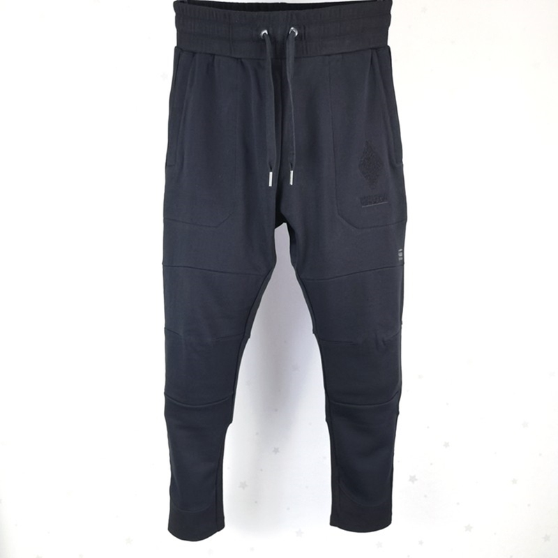 Men's Spring, Summer, and Autumn 5620 Slim-Fit Knit Terry Sweatpants with 3D Tailored Cut and Cuffed Ankles