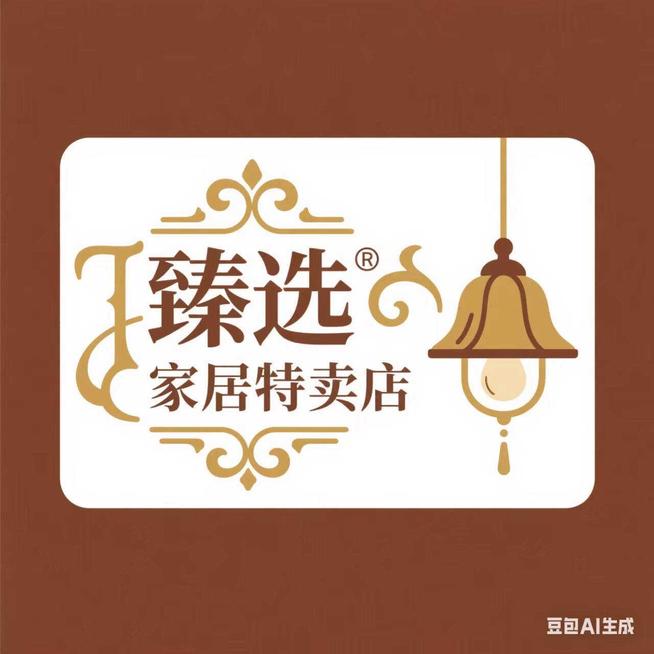 臻选家居特卖店的LOGO