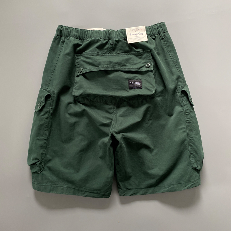 K2801 Is for Those Who Like Heavy-Duty Items! Heavy-Duty Washed Vintage Multi-Pocket Pure Cotton Five-Point Shorts Cargo Shorts for Men K2801 Is for Those Who Like Heavy-Duty Items! Heavy-Duty Washed Vintage Multi-Pocket Pure Cotton Five-Point Shorts Cargo Shorts for Men