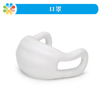 Boke heart psychological sand table sand sand simulation New Crown mask model small resin props mini scene ornaments