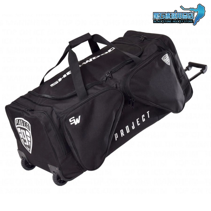 Tianjin physical spot SherWood Project 9 ice hockey protective gear bag equipment bag trolley wheel