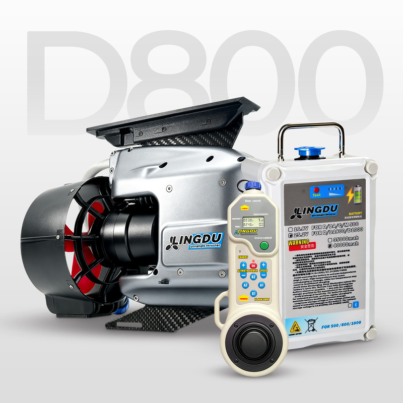 Lingdu/D800 Paddle Board Backpack Boat Kayak Steering Thruster