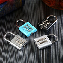 Password lock small padlock luggage basket mini digital lock old man waterproof rust button dormitory lock lock