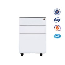  Office furniture Staff file cabinet movable cabinet Three-drawer mobile locker with lock Office with drawer low cabinet