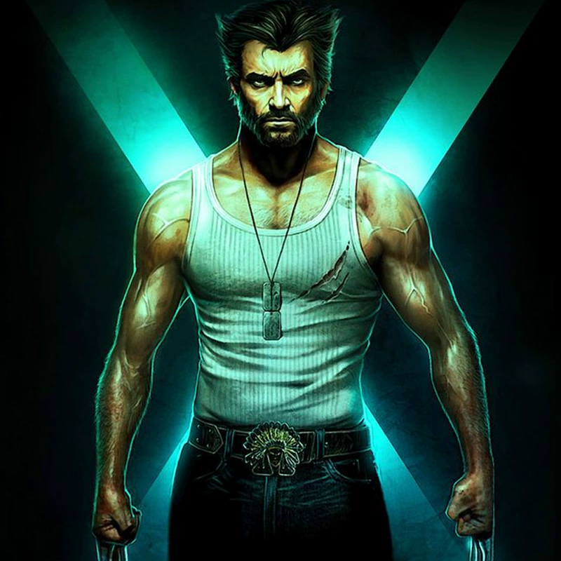 Wolverine với mẫu mới màu trắng xám nam co giãn bó sát cotton cỡ lớn cổ vuông vest mùa hè tự canh - Áo vest cotton áo 3 lỗ nam