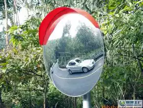 Road outdoor wide-angle mirror 80cm turning traffic concave convex mirror 1 m road mirror garage mirror convex mirror