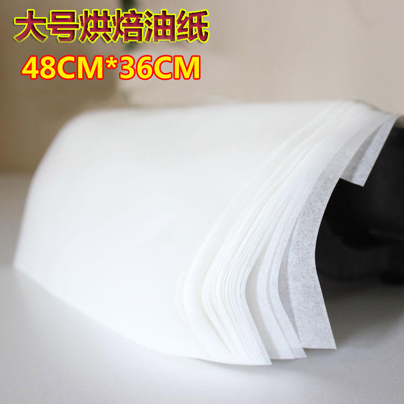 100 sheets of semi-permeable oil paper 40 * 60 auxiliary roll cake roll with no-in oven