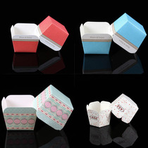 Baking high temperature resistant four-corner cupcake paper cup Maffin Cup square paper cup cake mold oven high quality thickening