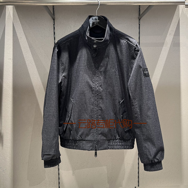 [Ck Blues Series] Ck Jeans Jacket Men's 26 Autumn Casual Stand Collar Harrington Padded Jacket 4Rh509G