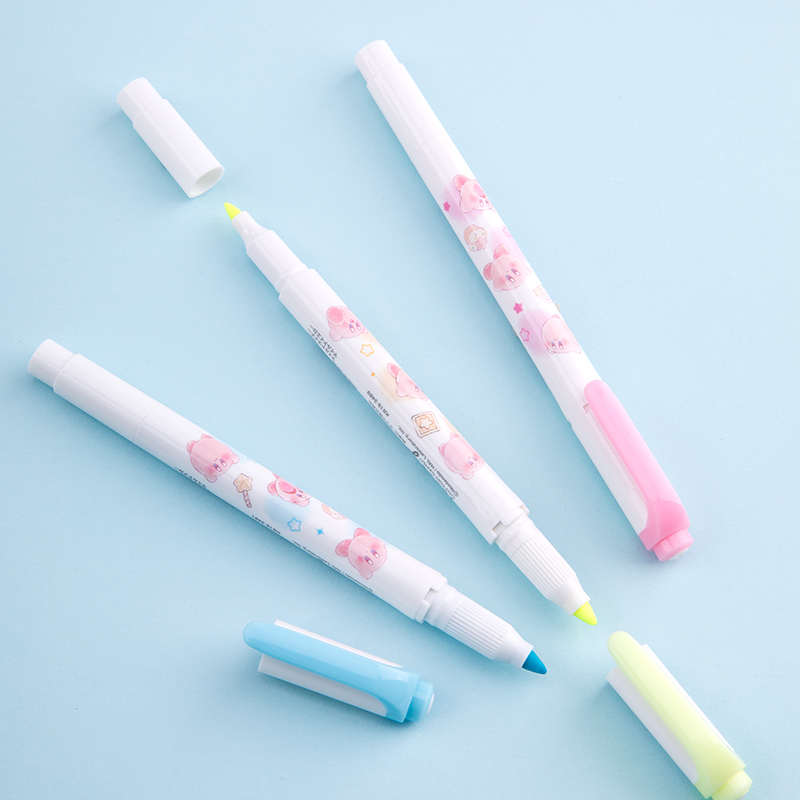 Japan ZEBRA Zebra WKT7 Star Kabi limited edition color double-headed fluorescent pen set hand account marker