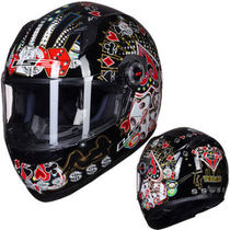 LS2 Helmet Mens Motorcycle Helmet Lady Full-Covered Full Helmet Street Sports Car Safety safety Four Seasons FF358