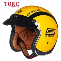 TORC Motorcycle Helmet Male and female Semi-Covered Locomotive Taiko Armor Half Helmet Retro Armor safety helmet T57