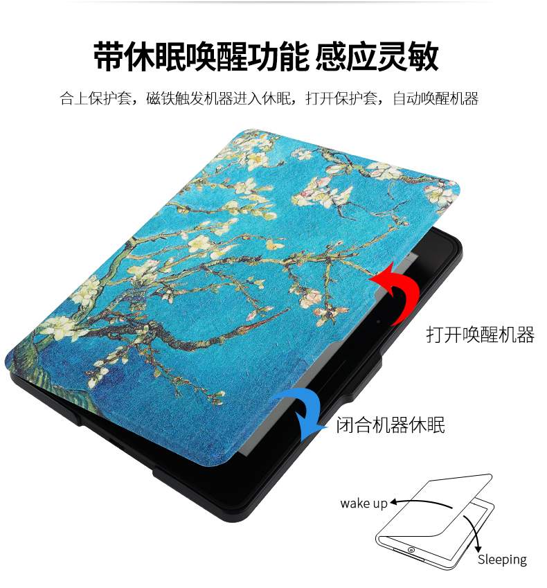 Ken kindle hành khách chuyến đi KV cầm tay bao da bảo vệ tay áo Amazon e-book vỏ mỏng ngủ 1499 - Phụ kiện sách điện tử ốp ipad 3