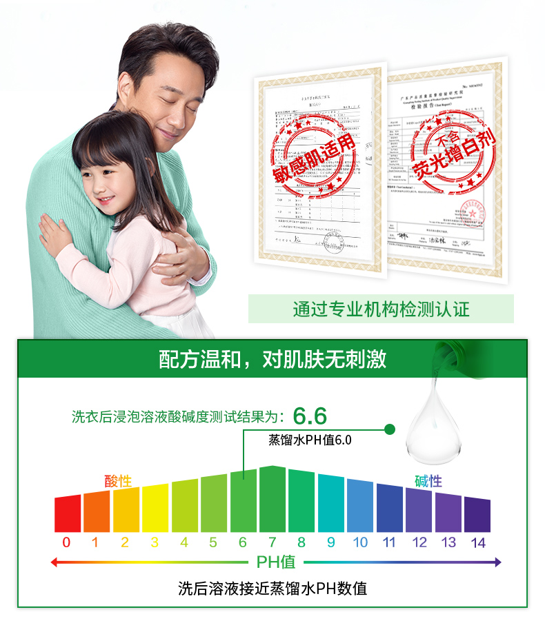 好爸爸 天然亲肤洗衣液 13.8斤 图5