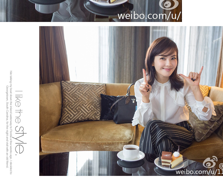 Niềm vui 颂 2 Andy Liu Tao với đoạn voan mềm mại và đẹp 2017 mùa xuân phiên bản Hàn Quốc mới của nữ hoàng quần áo hoang dã áo sơ mi nữ đẹp 2020