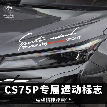 23 Models of Cs75Plus Modified Car Stickers, Headlight Decorative Stickers, Eyebrow Stickers, Hood and Body Personalized Decals
