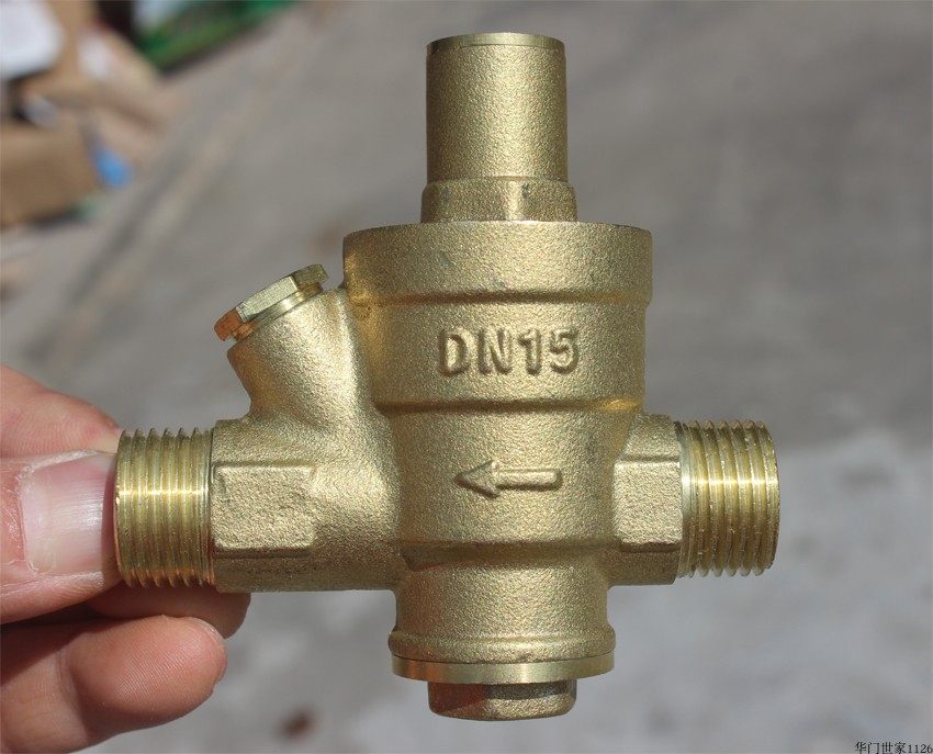 DN15 four points 4 points double outer wire brass pressure reducing valve pressure reducing valve copper water heater regulator valve