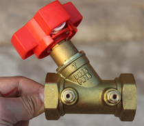 Balance valve static manual balance valve flow control valve double position control valve digital lock copper material