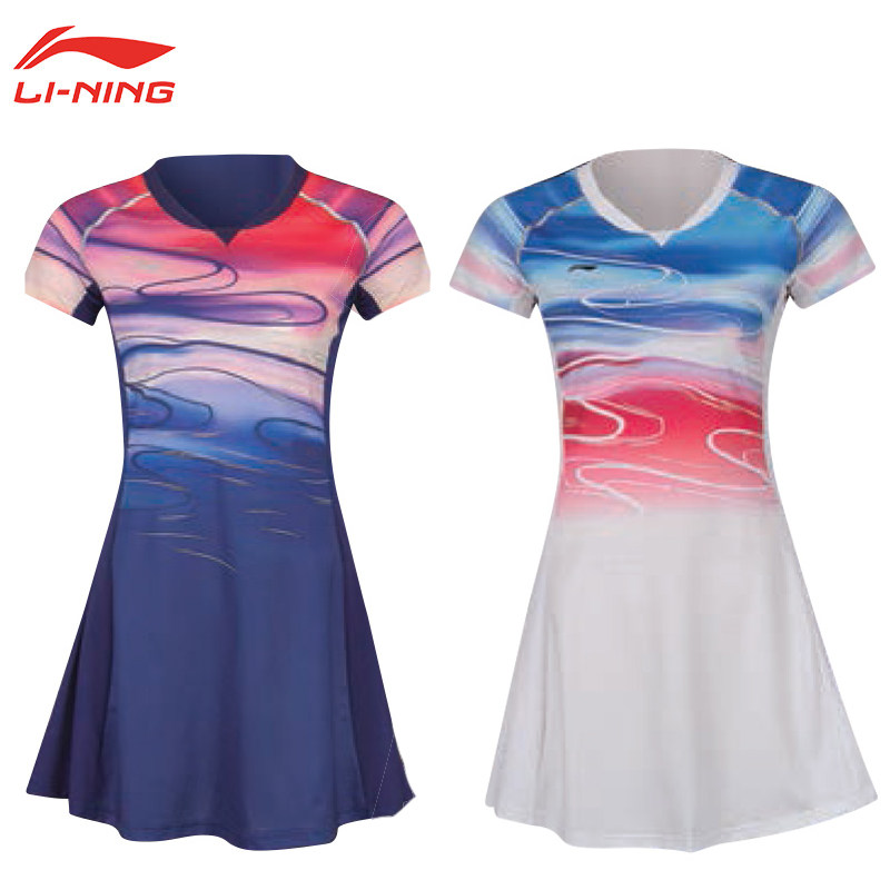 Special prices Li Ning National Team Sudiman Cup Badminton Dress Contest Dress ASKP068