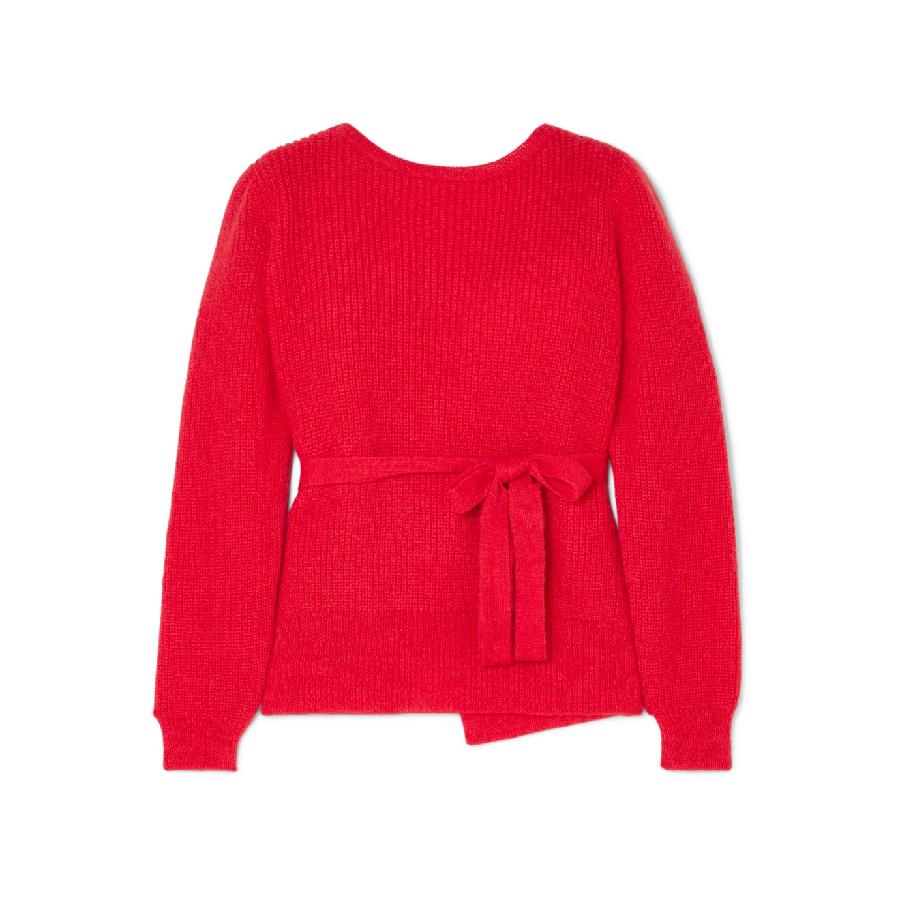 Mua áo len ALEXACHUNG Halter Mohair Blend Wrap 2019 - Áo len thể thao / dòng may áo len đẹp