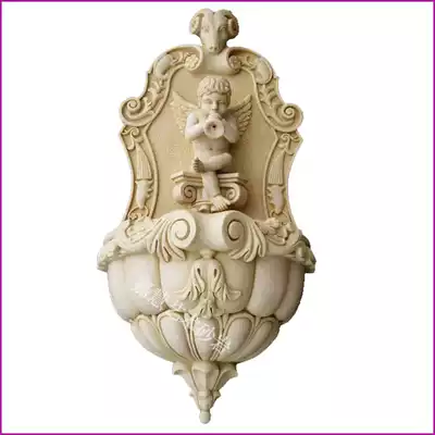 Jiahui sandstone relief round sculpture garden courtyard waterscape landscape sculpture Fountain Hotel Villa Angel Fountain