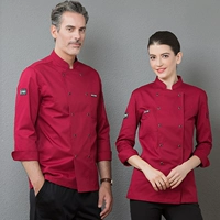 Yl кожаная карта с длинным рукавом красный