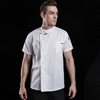 Белый, дышащий, французский стиль, короткий рукав