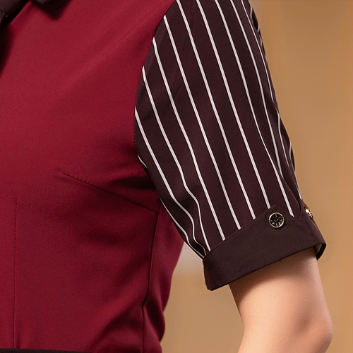 Летняя кофейная модная рубашка для работы подходит для мужчин и женщин, короткий рукав, делается под заказ, с печатью вашего логотипа