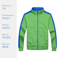 WSX209 Свитер Фрукты зеленый (без бархата)