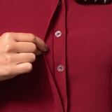 Летняя кофейная модная рубашка для работы подходит для мужчин и женщин, короткий рукав, делается под заказ, с печатью вашего логотипа