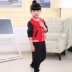 Mới mẫu giáo quần áo lớp quần áo đồng phục tiểu học mùa xuân và mùa thu đỏ bông khảm mùa đông tùy chỉnh bán buôn - Đồng phục trường học / tùy chỉnh thực hiện quần áo bé gái Đồng phục trường học / tùy chỉnh thực hiện