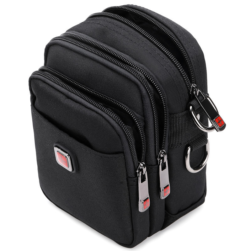 Swiss Army Knife Men's and Women's Mobile Phone Crossbody Bag Multi-Functional Shoulder Bag Waterproof Travel Backpack Outdoor Tool Waist Bag