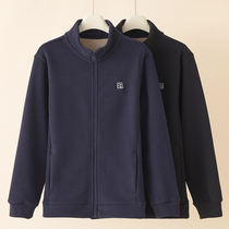 Mao Youfan Yunsen velvet jacket mens stand-up collar plus velvet thickened windproof long-sleeved winter warm top 2368