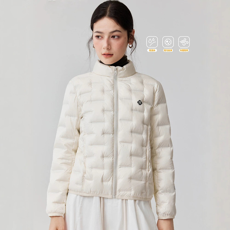 Autumn and Winter Lightweight down Jacket for Women, New 2026 Model, 90% White Duck down Inner Lining, Winter Coat