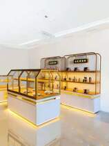 Bread cabinet Bread display cabinet Bread rack Bakery Cake side cabinet Glass rack Nakajima model cashier Bar