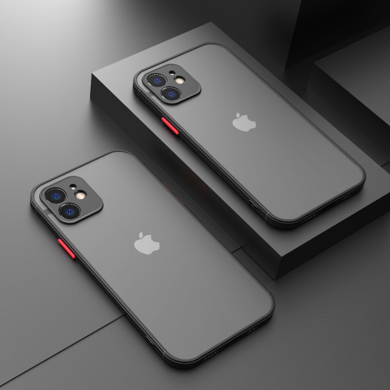Skin-Feel Matte iPhone 13 Phone Case Iphone12/11Promax Full-Cover Lens Xr Anti-Fall XS Protective Case X